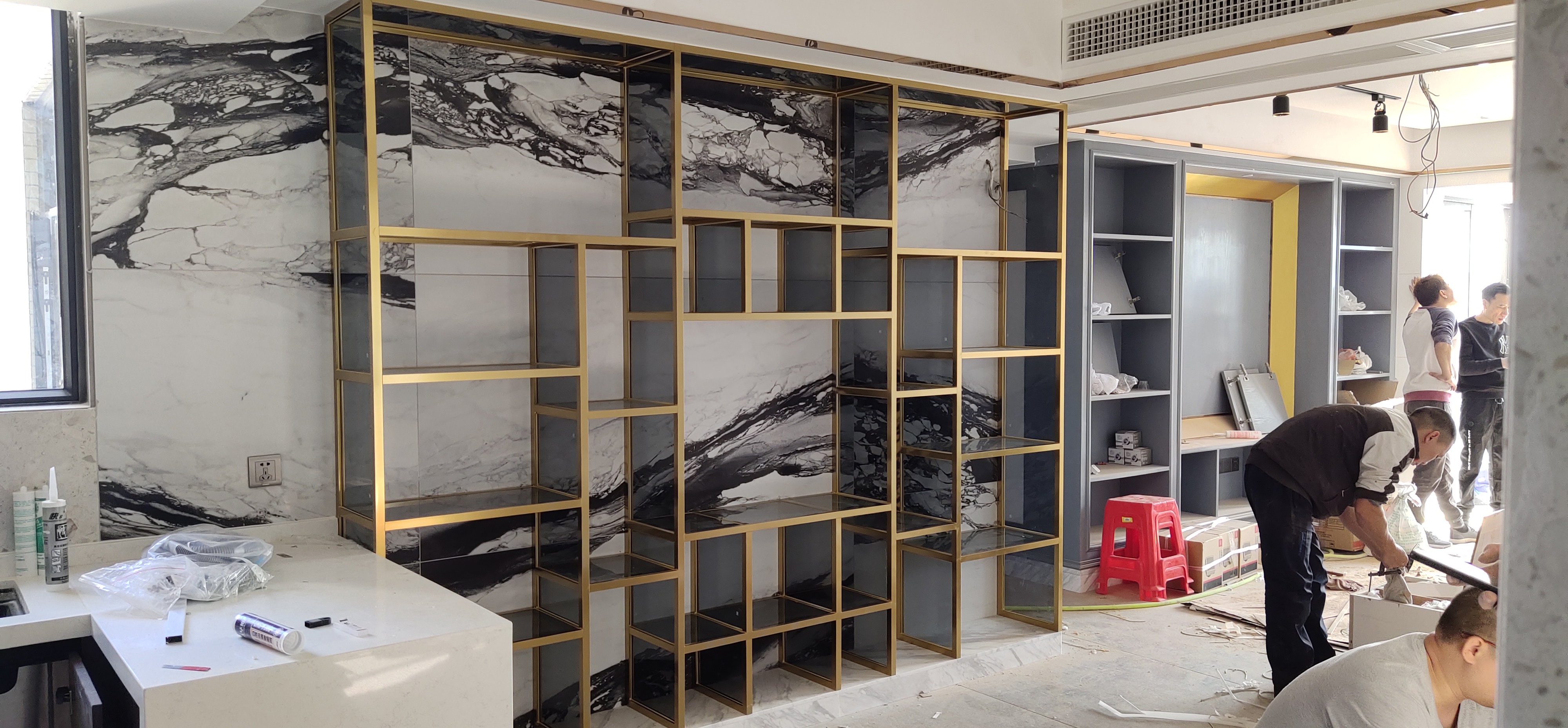 不锈钢装饰展柜